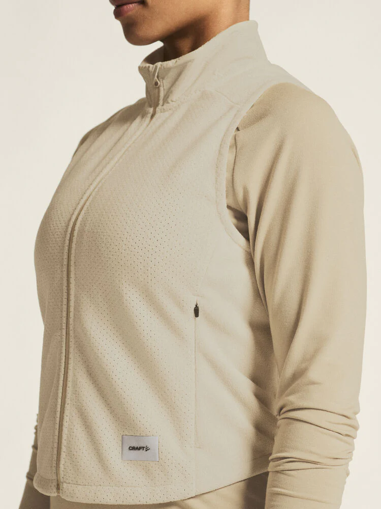 Women's SubZ Fleece Vest (214000 - Plaster) - Image 4