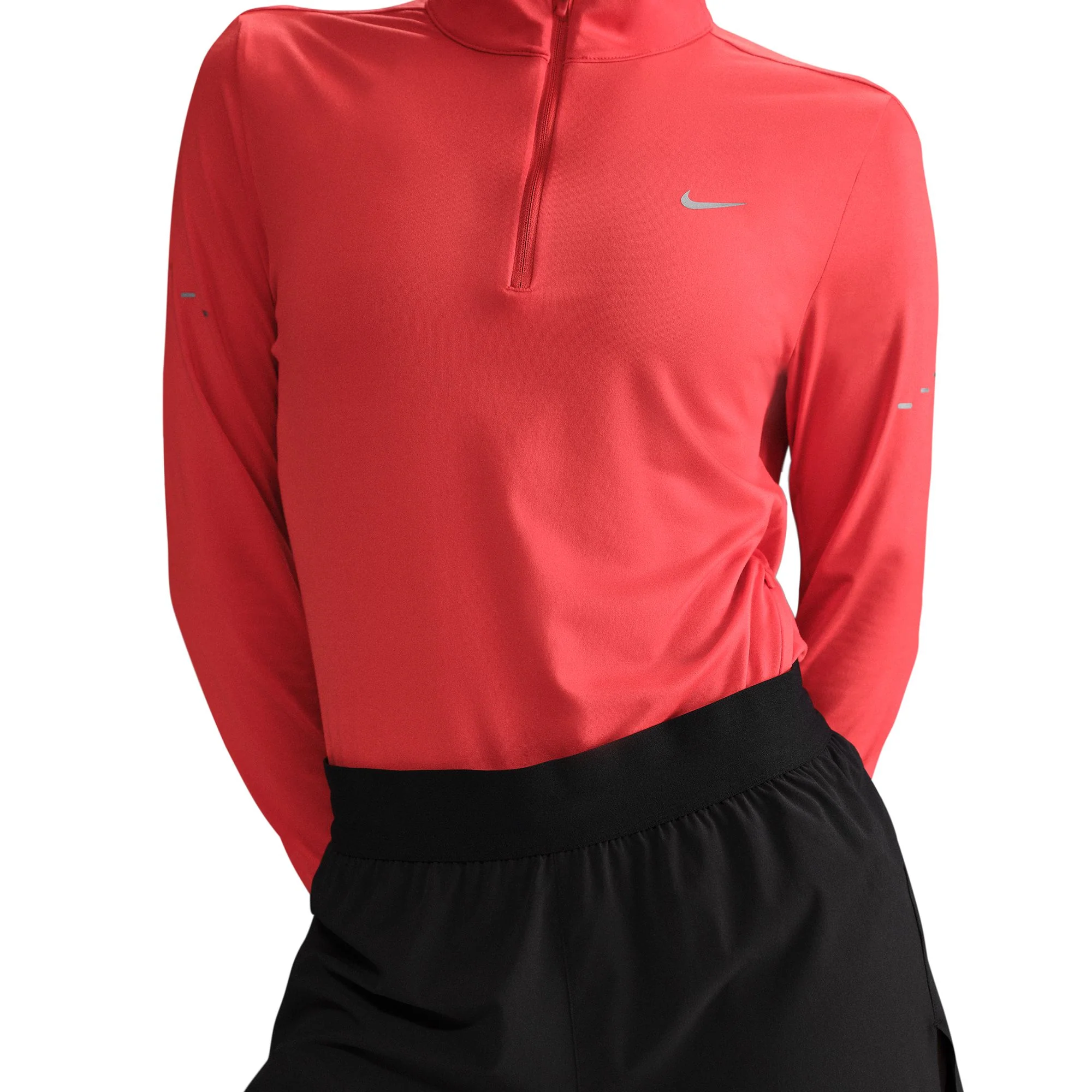 Women's Swift Dri-FIT Mid-Rise 2.5" Brief-Lined Running Shorts (010 - Black/Reflective Silver) - Image 5