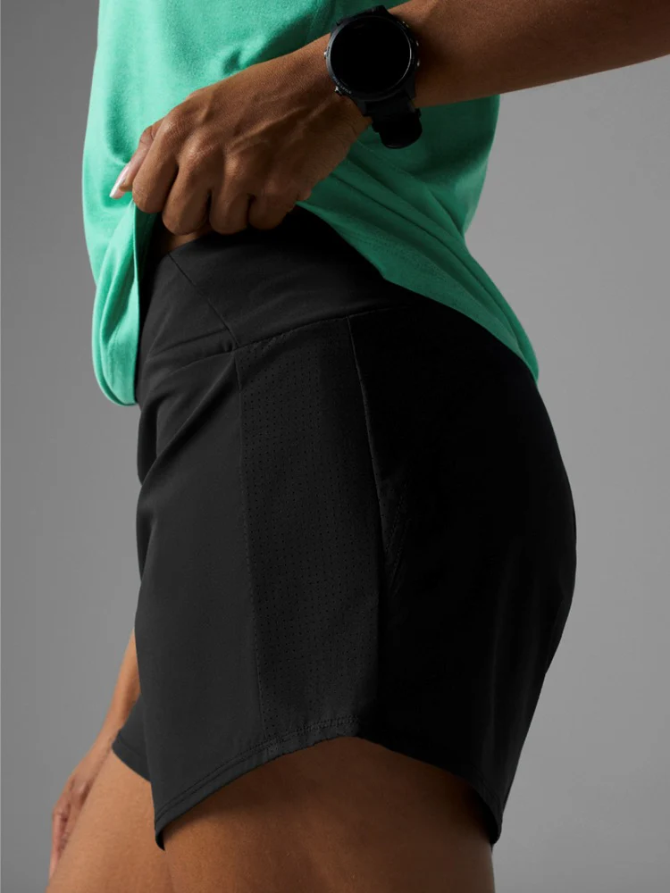 Women's Tried N' True 4" Short (1 - Black) - Image 2