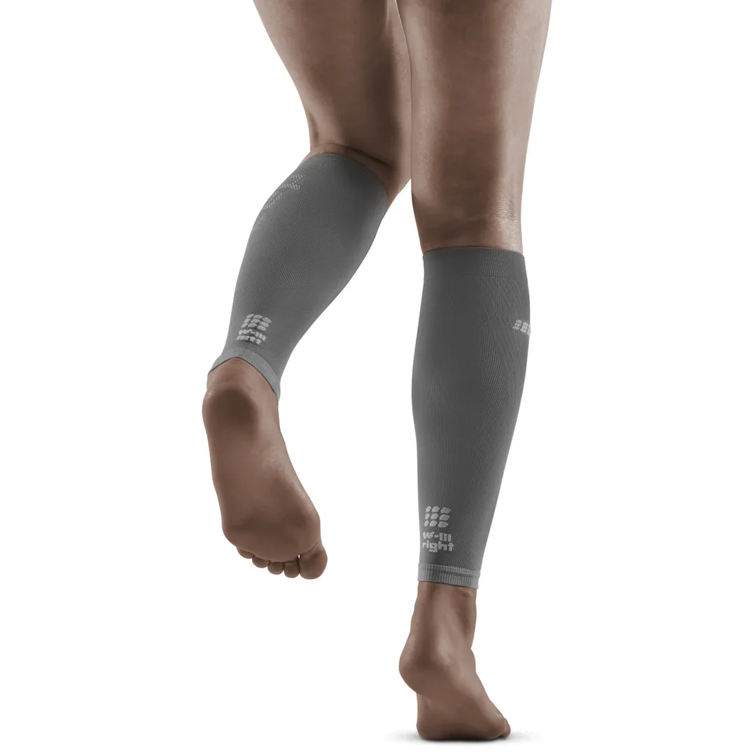 Women's Ultralight Compression Calf Sleeves (Grey/Light Grey) - Image 2