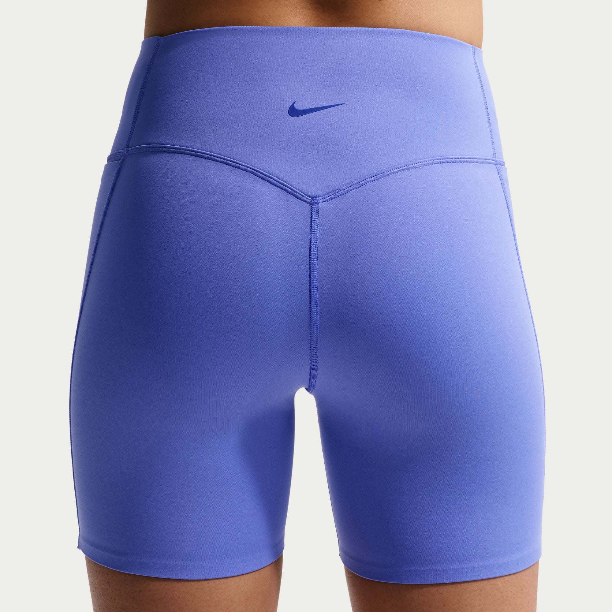 Women's Universa High-Waisted 5" Biker Shorts with No Front Seam (570 - Sapphire/Bright Blue/Deep Night) - Image 4