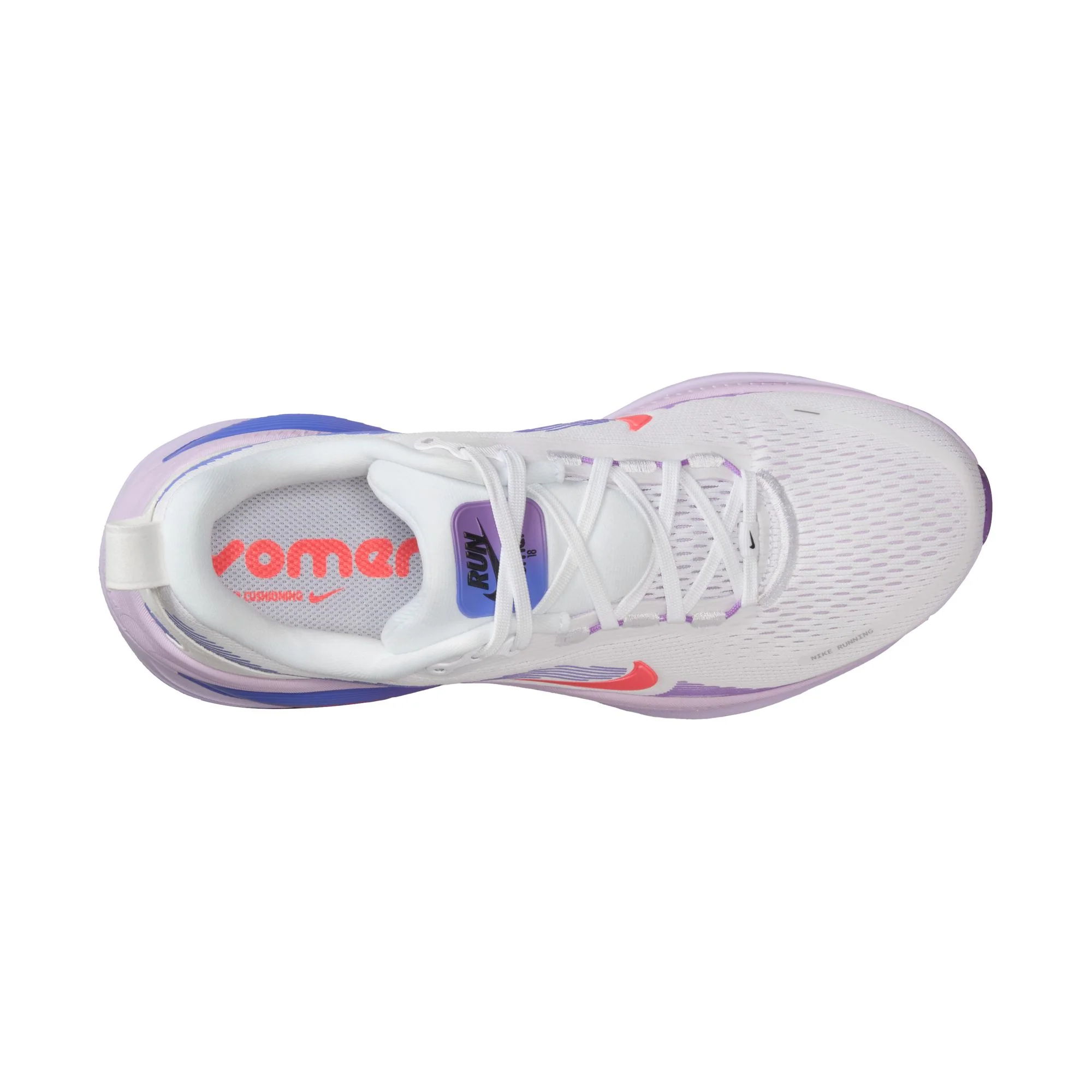 Women's Vomero 18 (112 - White/Hot Lava-Violet Mist-Sapphire) - Image 8