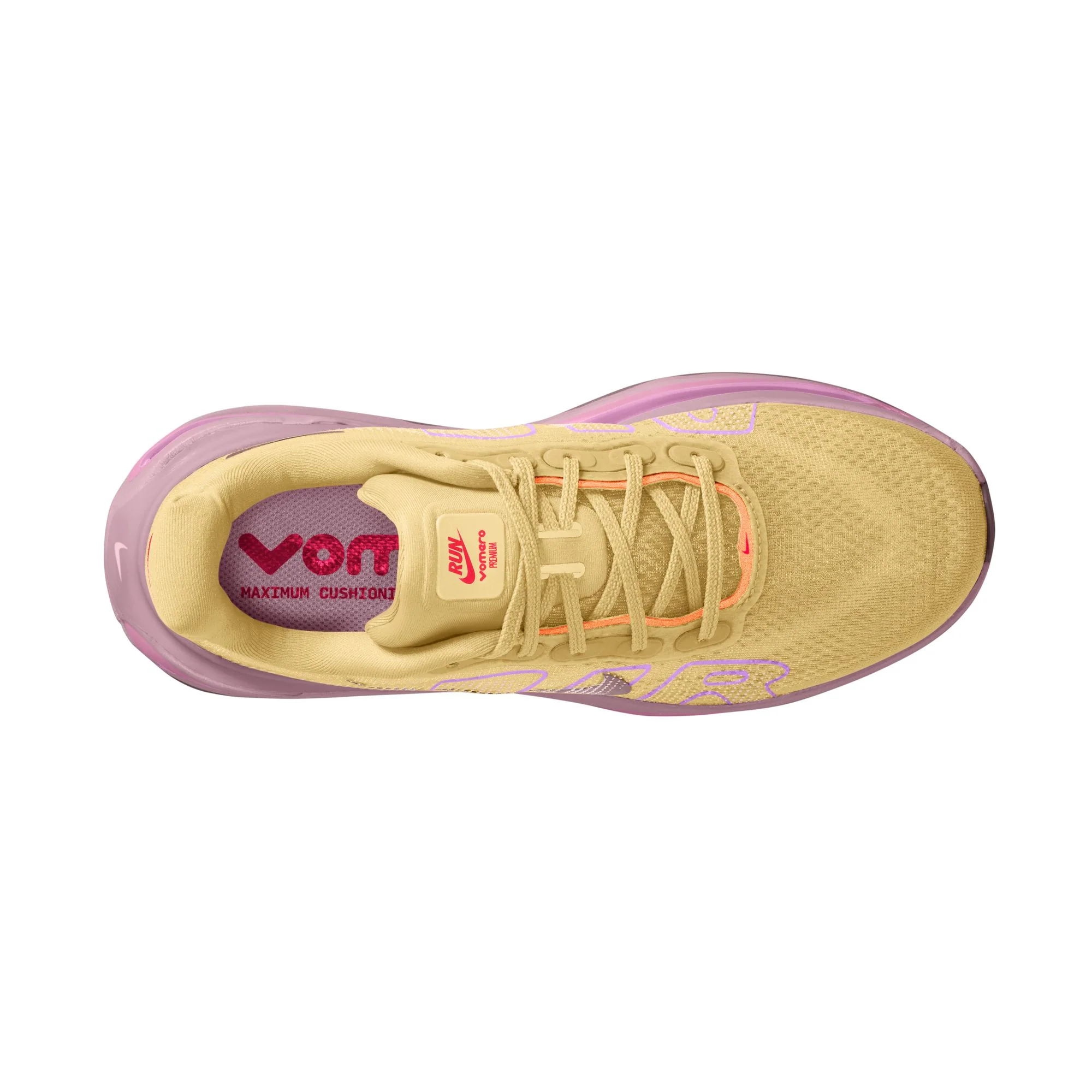 Women's Vomero Premium (801 - Tangerine Tint/Tattoo-Bright Crimson) - Image 8