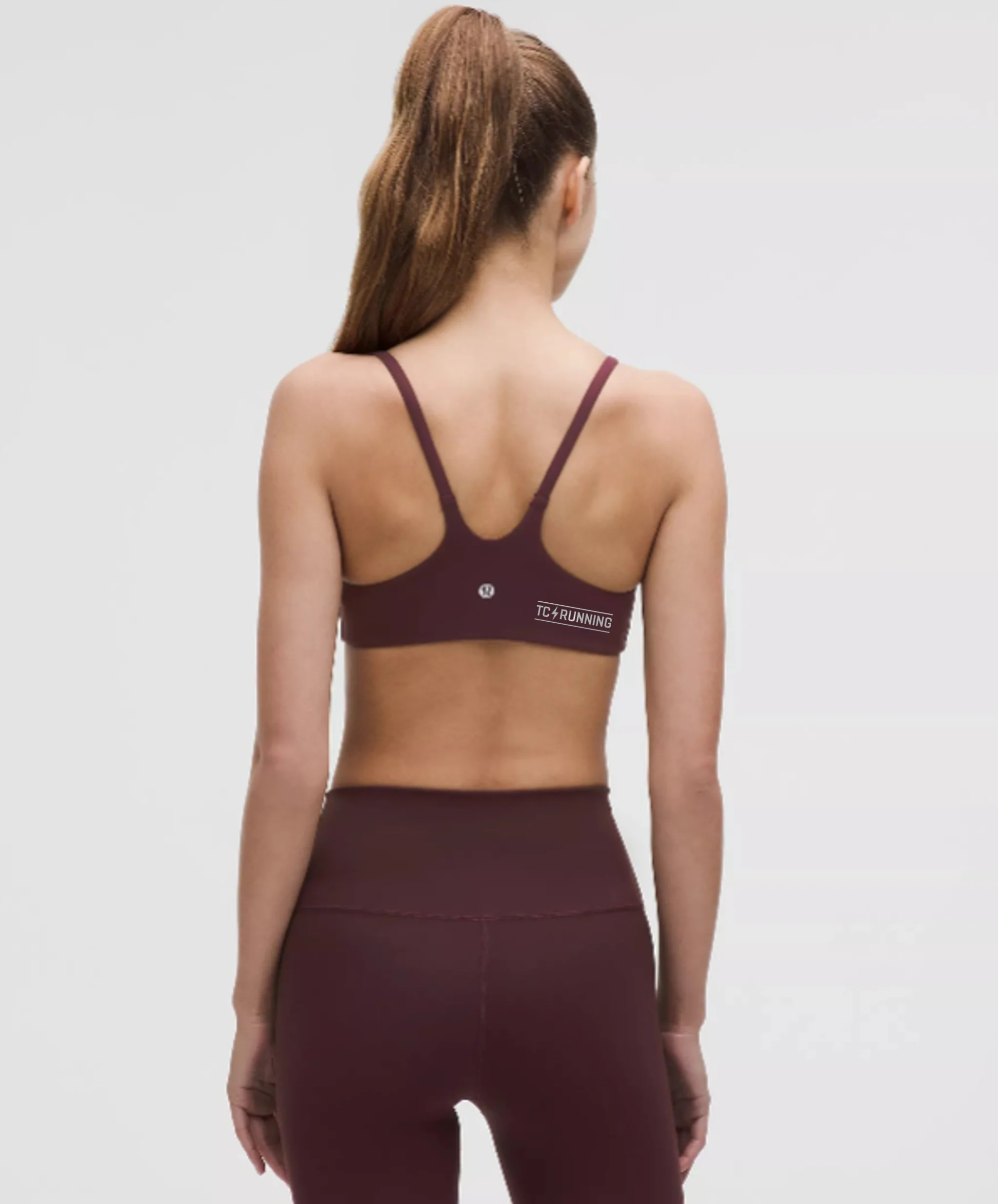 Women's Wunder Train Strappy Racer Bra *Light Support, A/B Cup (Goodnight Plum) - Image 3